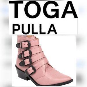 🌸Toga Pulla RARE Western Buckle Boots🌸